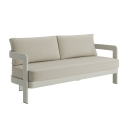 N3 Taupe Three Seater Sofa Sand Canvas